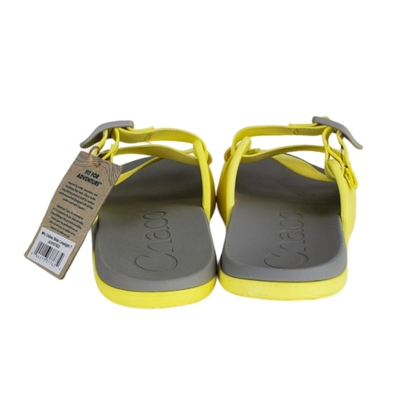 NWT Chaco chillos z straps slide sandals limelight yellow outdoor waterproof - Picture 10 of 14